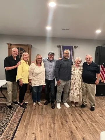 Members of Ingathering family along with Chris Mitchell, Jr.